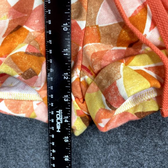 Daily Practice Anthropologie Shorts Women's Extra Small Orange Print Lounge - Picture 6 of 11